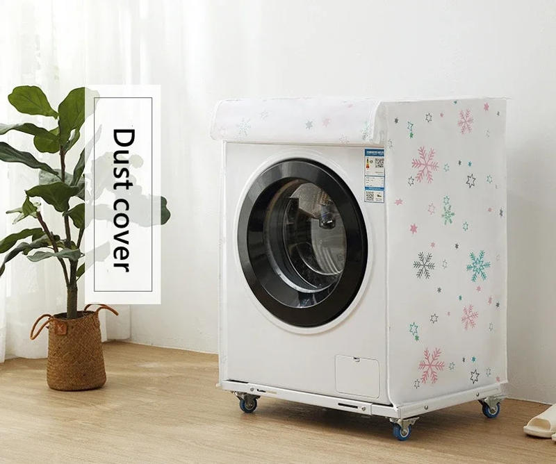 Description Picture 2 of itemDrum Washing Machine Cover Dust Cover Clean Washing Case Cute Cartoon Dryer Cover For Washing Machine Household Goods