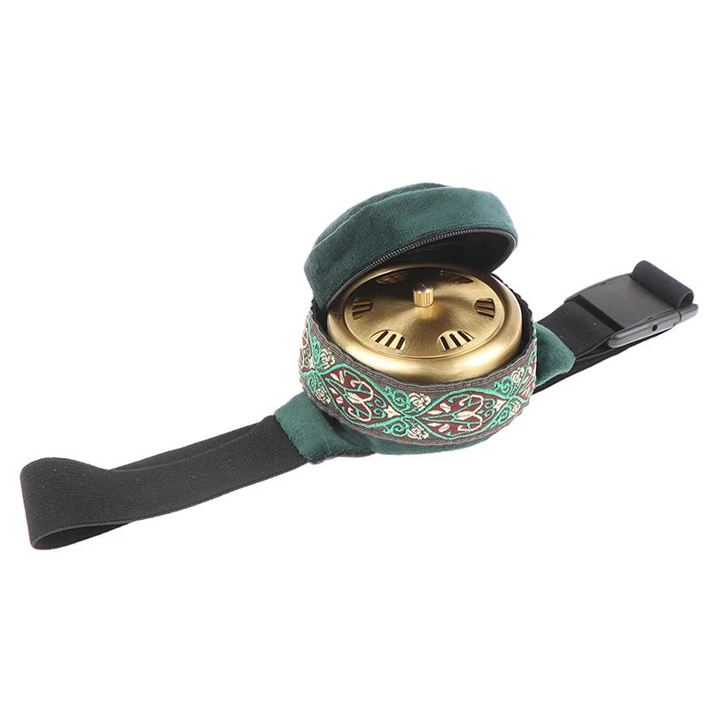 Description Picture 4 of itemBrass Copper Moxa Moxibustion Box Bag Burner Acupuncture Roller Stick Holde