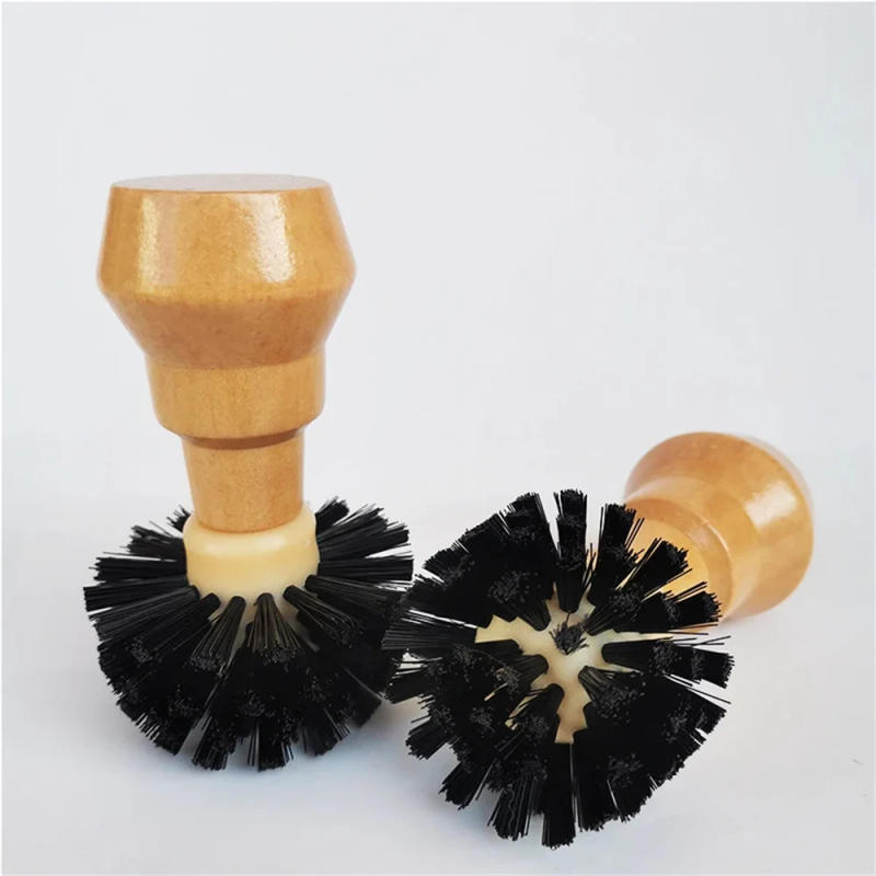 Description Picture 4 of itemProtable Coffee Tamper Cleaning Brush Espresso Grinder Machine Hair Wood Dusting Cleaners 51/54/58mm Barista Kitchen Tools