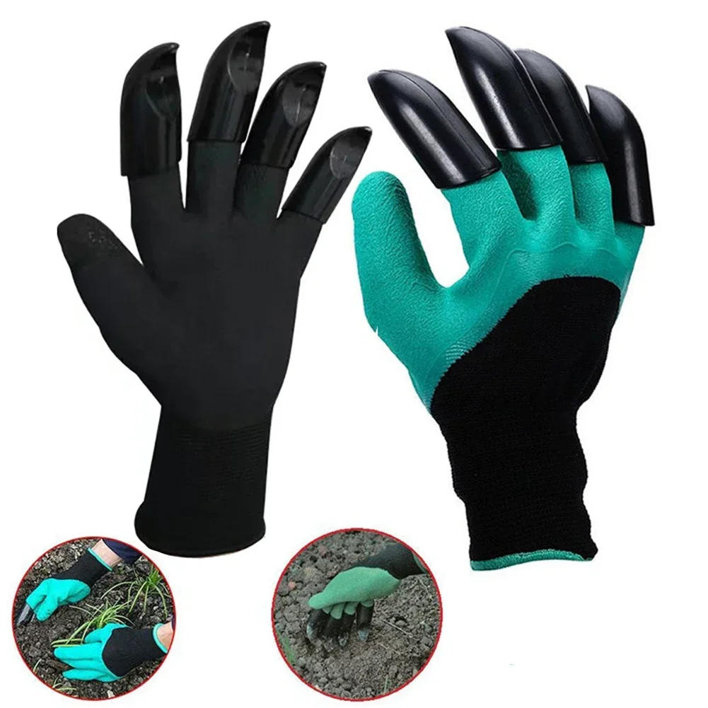 Description Picture 4 of itemGarden Gloves with Double Fingertips Claws Waterproof Gardening Working Gloves for Digging Planting Weeding Seed Tools