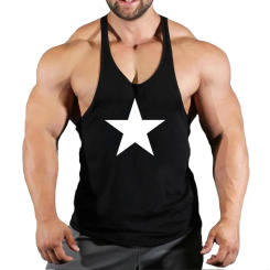 New Fashion Men Muscle Sleeveless Slim Tee Shirt Tank Top Bodybuilding Fitness Vest Stylish Mens Gym Tank Tops Sportswear