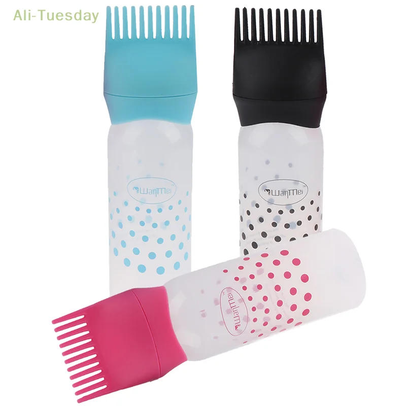 Description Picture 6 of itemHair Dye Bottle Shampoo Hair Coloring Dyestuff Applicator Bottle with Comb Teeth