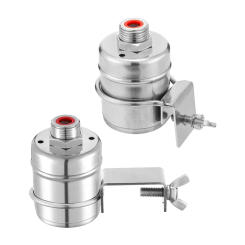 304 Stainless Steel Float Valve Fully Automatic 1/2 Inch Filling Valve Mini Water Inlet Floating Ball Valve for Water Tanks