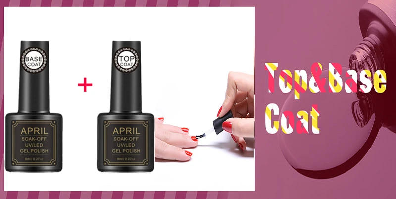 Description Picture 3 of itemUV Nail Gel Polish Nails Gel Polish Semi Permanent Primer Hybrid Top Coat Nail Gel Varnish Gel Polishes Nail Art Manicurel gel