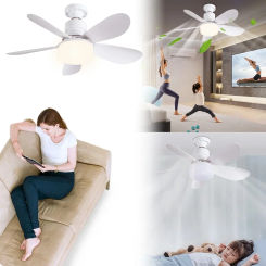 40W LED Fan Lamp with Remote Control Decorative Ceiling Fanlight 3 Speeds Adjustable Modern Ceiling Fanlight for Home Bedroom
