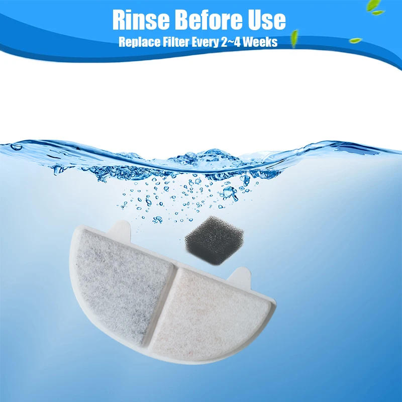 Description Picture 5 of itemReplacement Activated Carbon Filter Cat Dog Drinking Fountain Replaced Filters for Pet Water Fountain Dispenser Accessorie