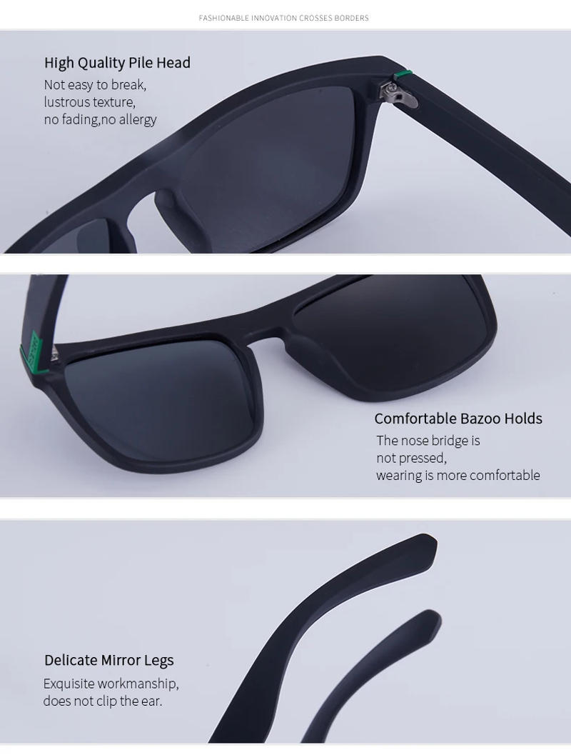 Description Picture 3 of itemBrand New Men Polarized Fishing Glasses Outdoor Sports Sunglasses Unisex Running Hiking Driving Eyewear UV400 Male Goggles