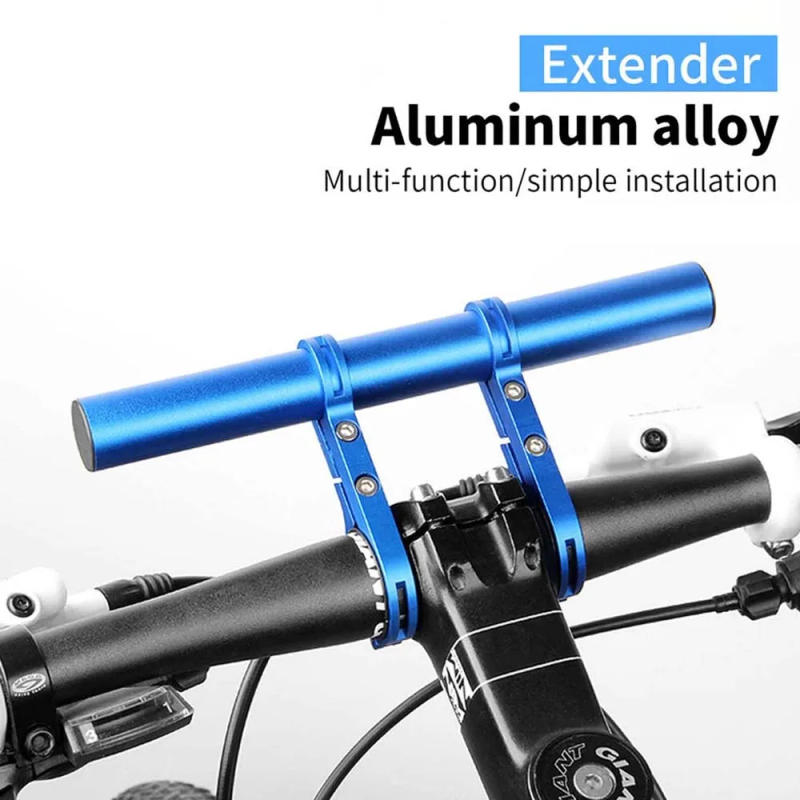 Description Picture 4 of item20cm Aluminum Alloy Bicycle Handlebar Extended Bracket Mountain Bike  Front Light Bracket Extender Rack Parts