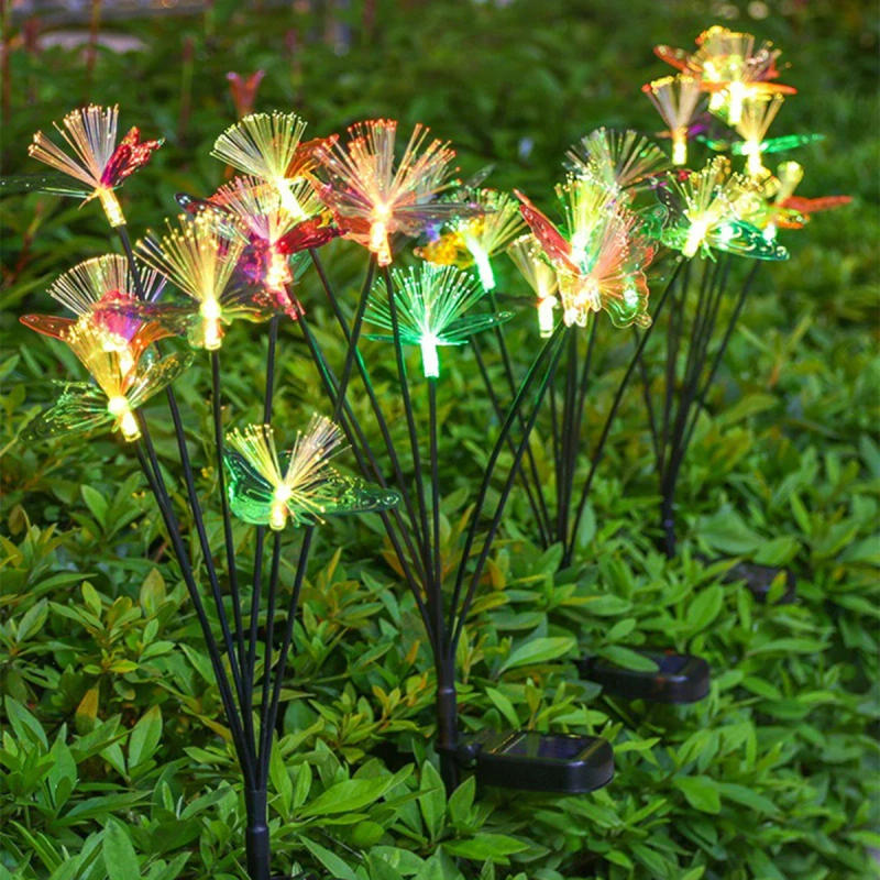 Description Picture 5 of itemLED Solar Light Outdoor Garden Waterproof Butterfly Lights Balcony Courtyard Landscape Path Lawn Decoration Solar Powered Lamp