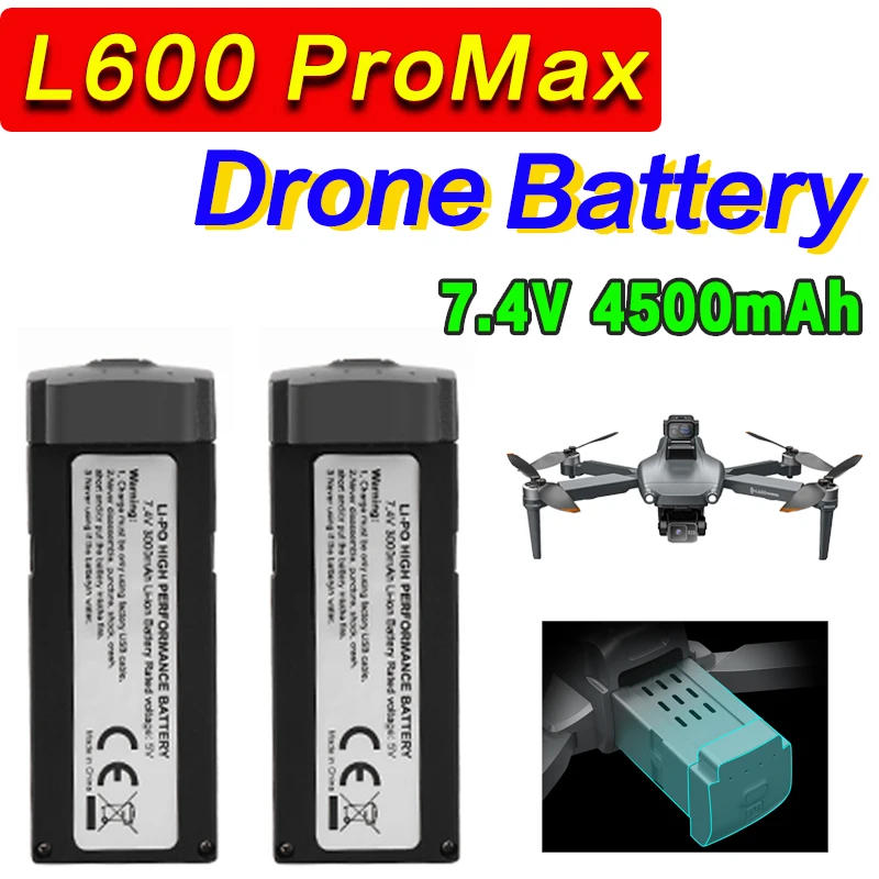 Description Picture 2 of itemOriginal LYZRC L600 Pro Max Battery 7.4V 4500mAh 30min Battery Life L600 ProMax Dron Quadcopter Battery Drone Accessories