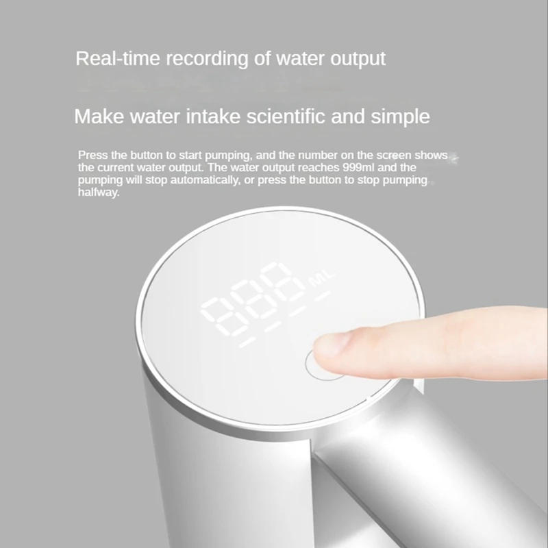 Description Picture 5 of itemSmart Water Dispenser Electric Water Bottles Pump Household USB Foldable Barreled Water Suction Device For Home
