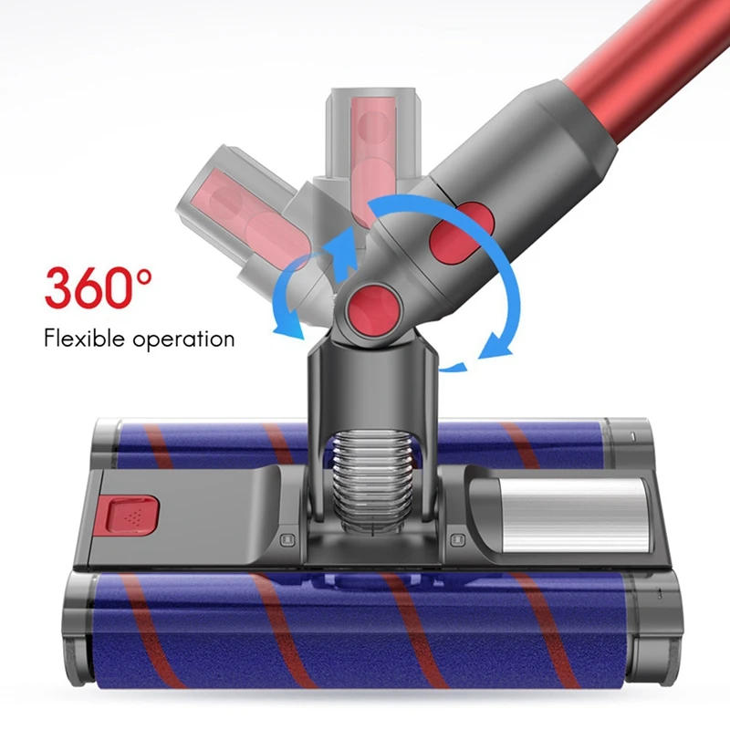 Description Picture 5 of itemElectric Floor Mopping Head For Dyson V15 V8 V7 V10 V11 Vacuum Cleaner Attachments Double Row Rolling Brush Replacement Parts