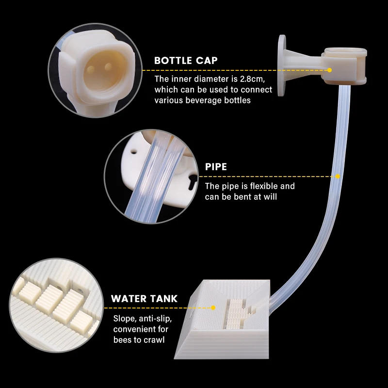 Description Picture 3 of itemNew Beekeeping Feeder Feeding Inside Beehive Plastic Honey Sugar Feed Trough Bee Tool Supplies Bee Feeder Beekeeper Tool 1Pc