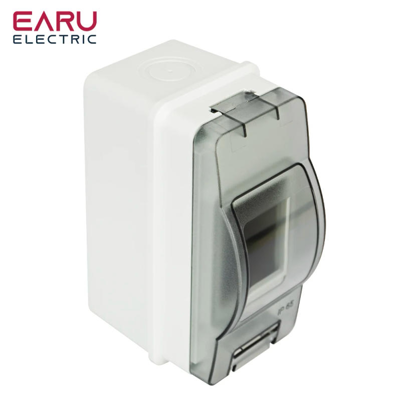 Description Picture 5 of itemHT-2 Plastic Waterproof IP65 Outdoor Panel Installation Junction Distribution Box with circuit breaker combination MCB DPN DZ47