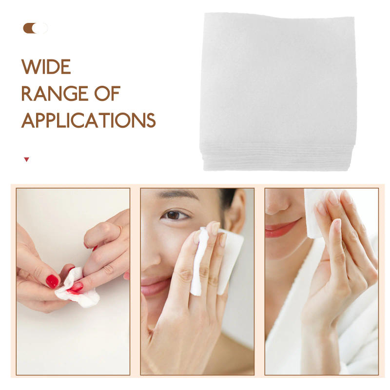 Description Picture 3 of item1000 Pcs Ultra Thin Cotton Pads Absorbent Disposable Facial Makeup Remover Pads Nail Art Beauty Tools Salon Home Use Clean Face