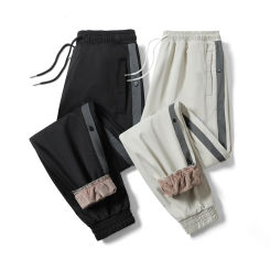 Pantalones holgados de lana para hombre, ropa deportiva de talla grande 8XL, cálidos y gruesos, para invierno, 2022