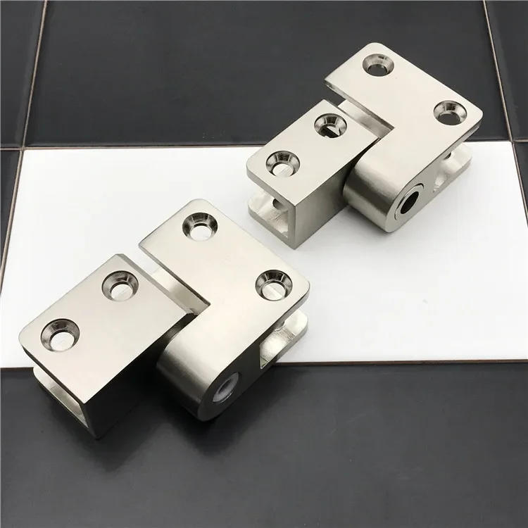 Description Picture 5 of itemThickened 304 Stainless Steel Automatic Closing Door Elevating Hinge for Public Restroom Partition 1Set Upper and lower hinges