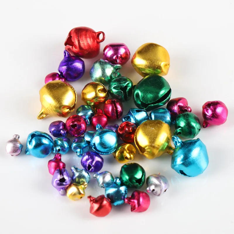 Description Picture 4 of item30pcs 6-mm Jingle Bells Aluminum Small Loose Beads for Festival Party/Hanging Christmas Tree Decoration/DIY Crafts Accessories