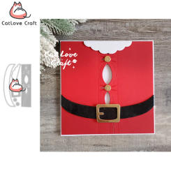 Catlove Fat Santa Claus Christmas Metal Cutting Dies Scrapbooking Mold Stencil Die Cuts Card Making DIY Craft Embossing New Dies