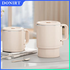 800ML Folding Mini Electric Kettle Multi-function 304 Stainless Steel Portable Noodle Pot Kettle Water Cup Large Capacity Kettle