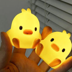 Cute Duck Night Lamps Animal Nightlights Desktop Ornament Decorative Table Lights for Bedroom Bedside Sleeping Bedside Lamp