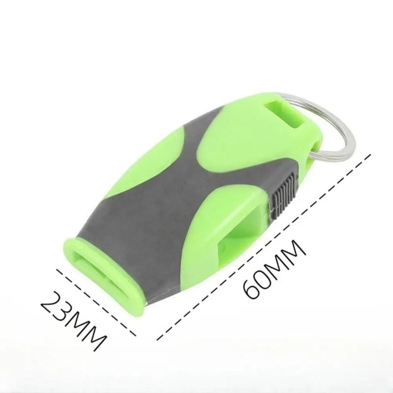 Description Picture 3 of itemSurvival Tools Bicolor Referee Whistles Professional ABS Seedless Whistle Classic Loudest Fish Mouth Whistle Basketball