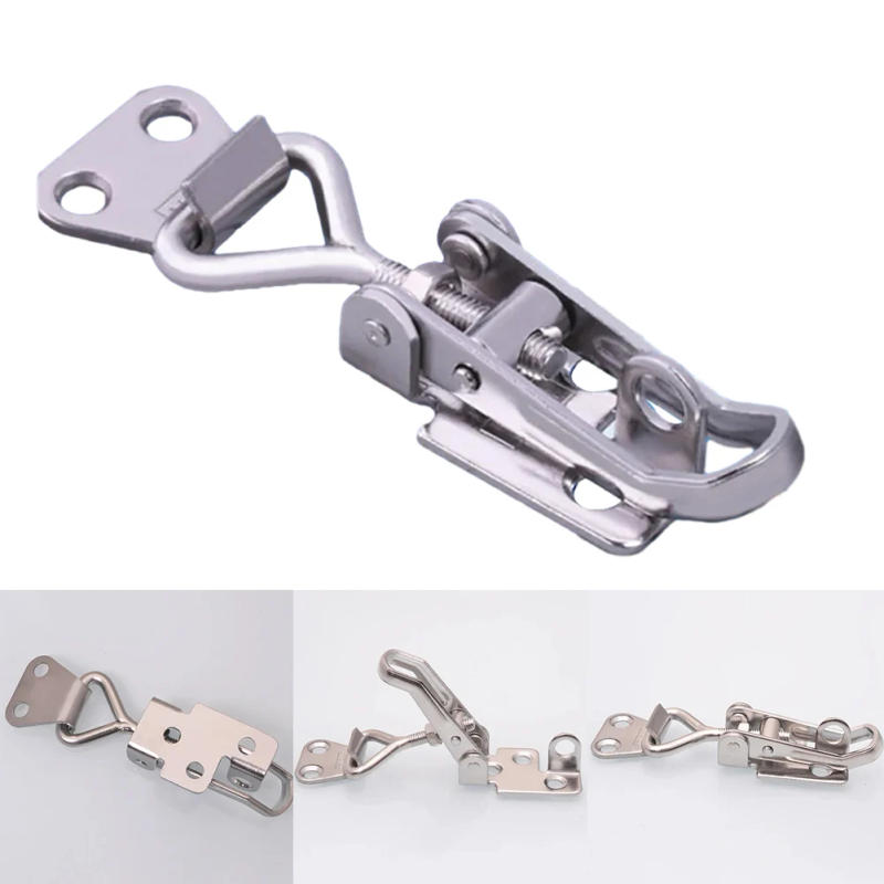 Description Picture 2 of itemBoxes Lever Handle Lock Hasp Toggle Latch Catch Adjustable Toggle Clamp Sliding Door Luggage Lock Hasp Furniture Hardware