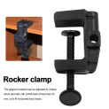 Cantilever Bracket Clamp C Shape Universal Bracket Clamp Broadcast Mic Stand Clamp for Microphone Desk Lamp Ringlight