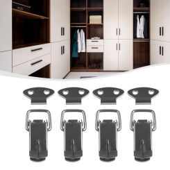 Metal Lock Latches Boxes Cabinets Home Improvement Closets Door Hardware High Quality Cold Rolled Steel Brand New