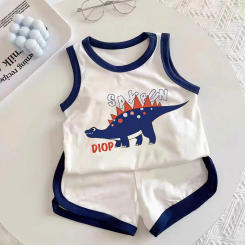 Summer newborn baby boys girls clothes outfits sets vest T-shirts tops+shorts suits for infant baby boys clothes outer wear sets
