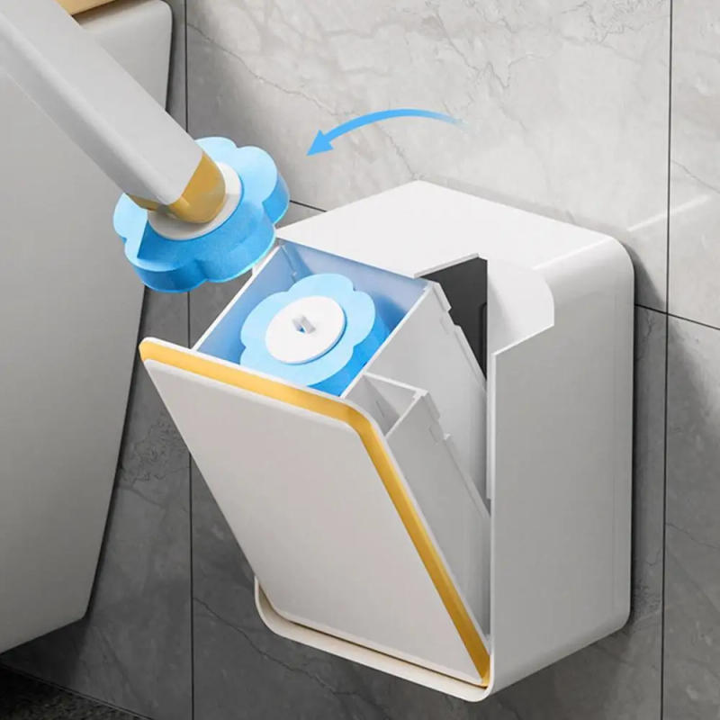 Description Picture 4 of itemBathroom Bowl Wand Toilet Bowl Wand Disposable Toilet Bowl Brush Wall Toilet Wand Kit Wall Mounted Household Cleaning Brushes