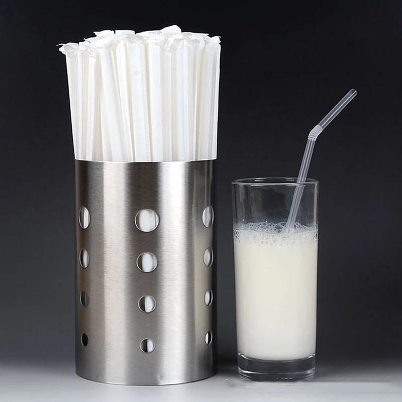 Description Picture 5 of item100Pc 20.5cm Individual Packaging Disposable Plastic Curved Drink Straw Wedding Party Bar Drink Birthday Reusable Beverage Straw