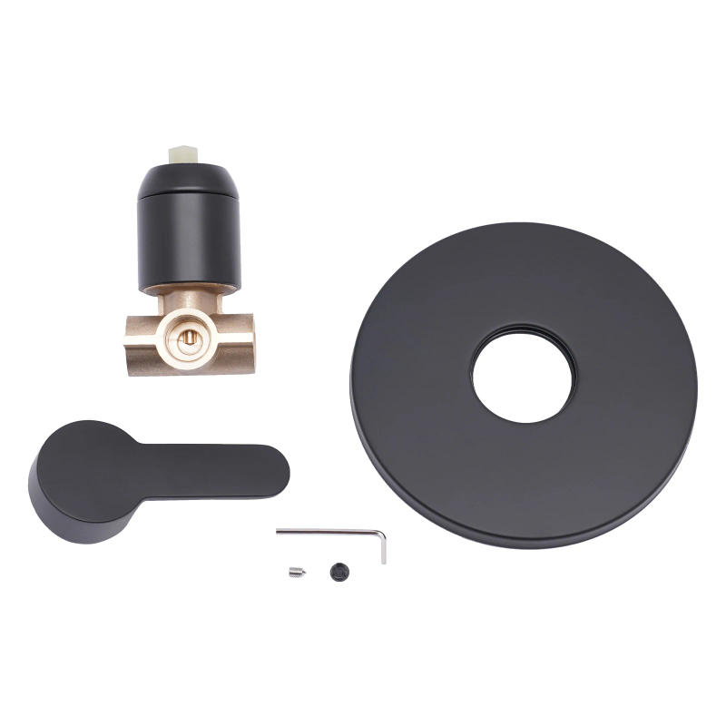 Description Picture 5 of itemSingle Function Shower Handle Valve Bathroom Trim Kit Rough-In Valve Single Handle Tub Shower Valve Mixer Kit