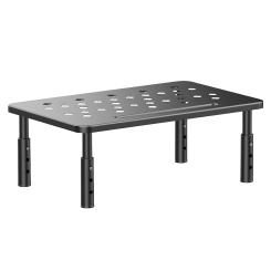 Monitor Stand Desktop Monitor Stand Riser 3 Height Adjustable Monitor Riser with Airflow Vents Laptop Stand Home Office Storage