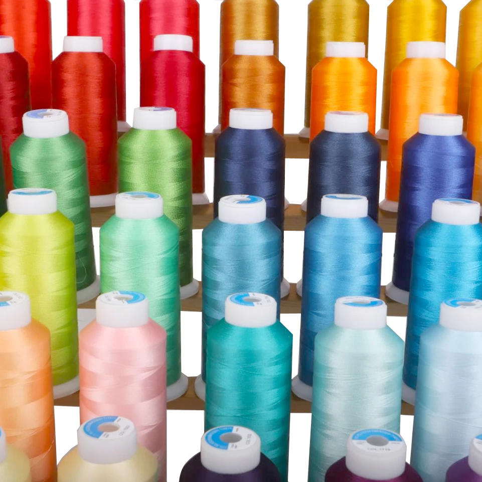 Description Picture 3 of itemReal 120D/2 High Tenacity Big Roll 4000m Colors Polyester Embroidery Thread for Machine Use 80 Colors to Choose