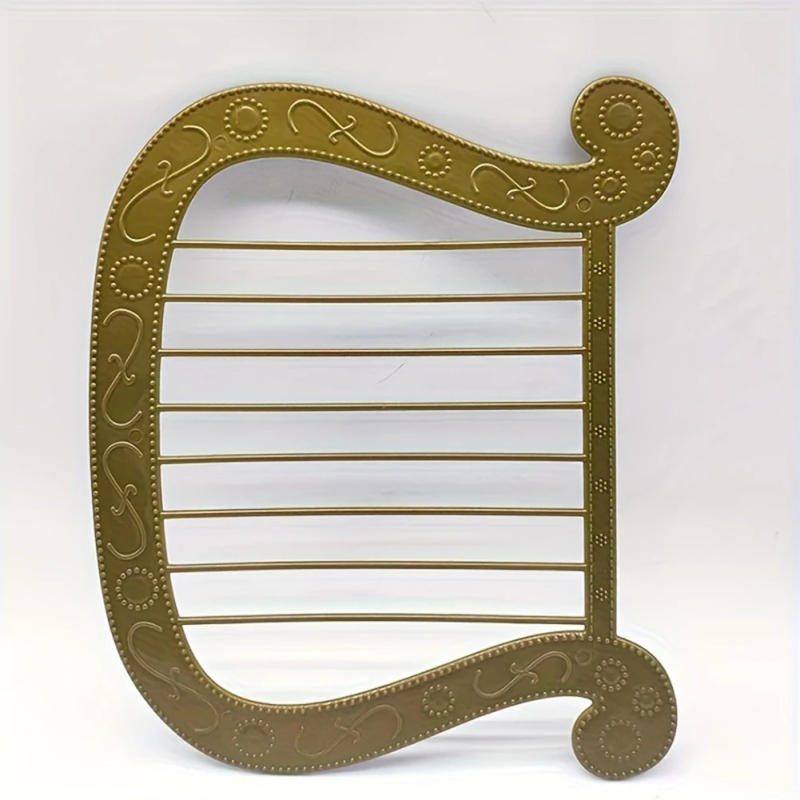 Description Picture 6 of item1pc Simulated Harp Model Instrument Plastic Harp Halloween Costume ForCostume Halloween Angel Theme Party Dress Up Accessories