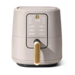 Beautiful 3 Qt Air Fryer with TurboCrisp Technology, Porcini Taupe