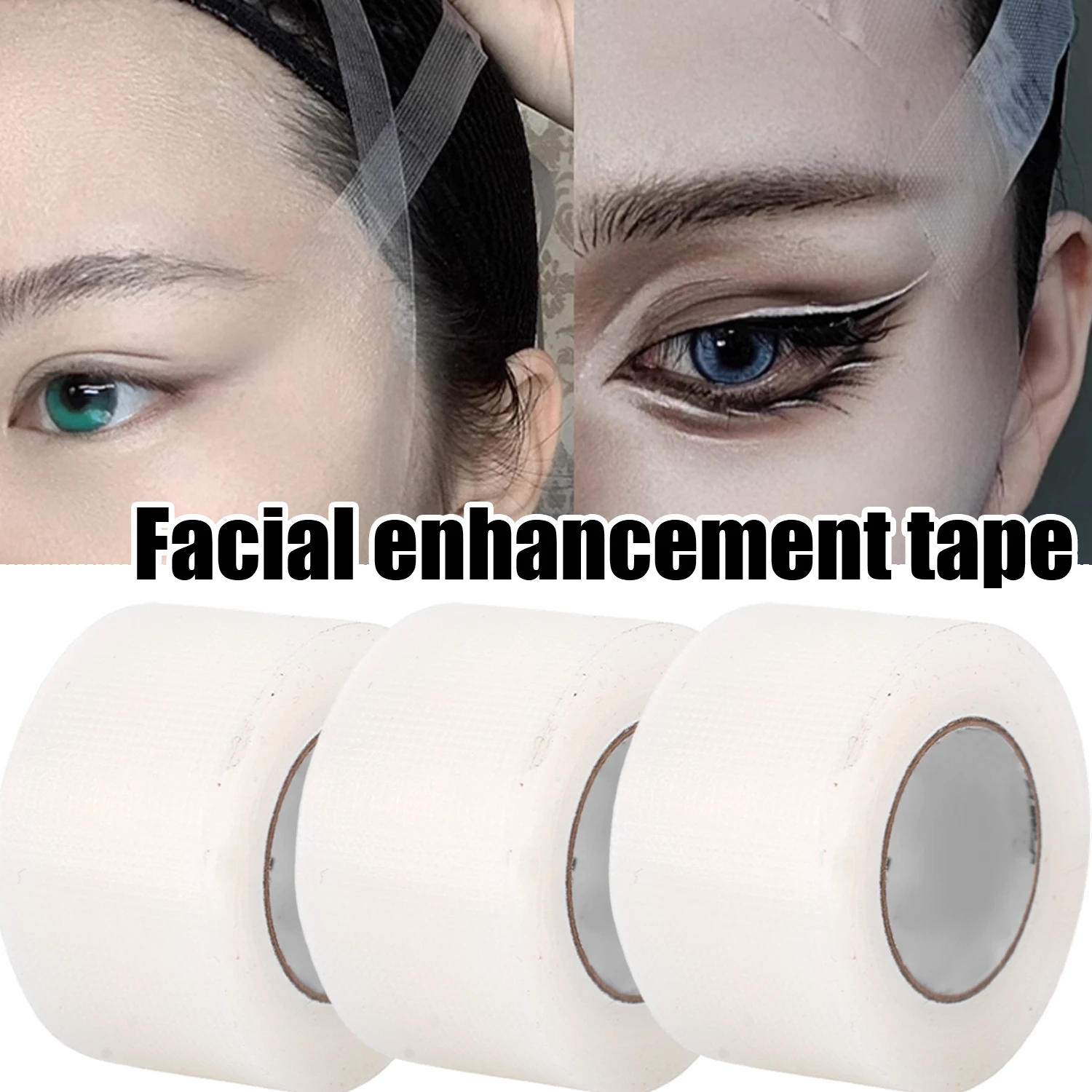 Description Picture 4 of itemTransparent Invisible V-Line Face Lift Tape Professional Instant Eyebrow Double Eyelids Lifting Beauty Tool Cosplay Makeup Tape