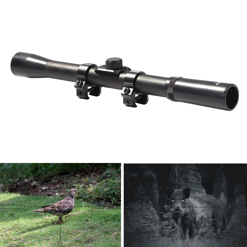 Description Picture 3 of itemTactical Sights Hunting 4x20 Rifle Scopes Optical Long Range Crosshair Optics Scope With 11MM Mount for Shooting Gun Accessories