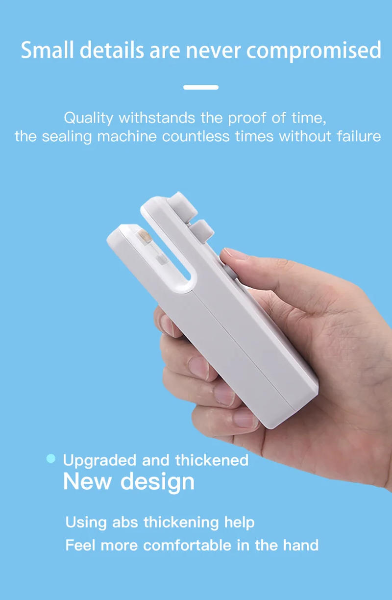 Description Picture 6 of itemHome Use Rechargeable 2 in1 Bag Sealer Cutter with Magnetic Electric Food Cut and Seal Tool Machine for Tea Chip Bag Heat Reseal