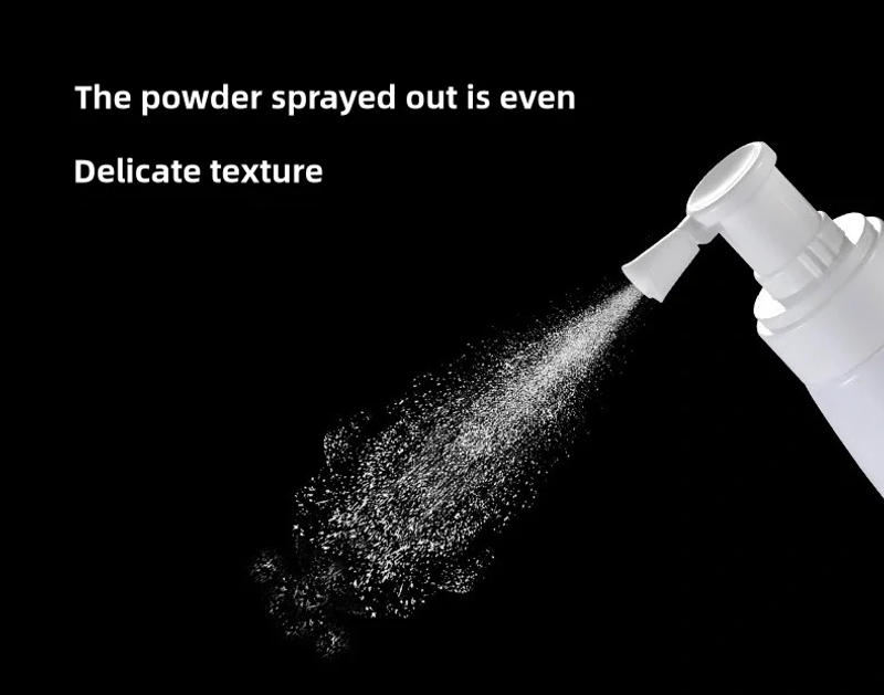 Description Picture 6 of item140 ml Powder Spray Bottle Glitter Puffer Pump for Craft Hairdressing Spray Bottle Dry Powder Blower for Barber Travel Cosmetics