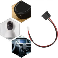 5pcs USB Connector Type-C Female with PH 2.0 Terminal 3A High Current Fast Type C Charging Jack Port With Snap Groove Buckle