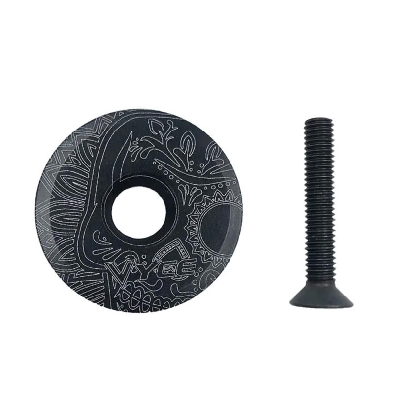 Description Picture 6 of itemMTB Bicycle Headset Top Cap Road Mountain Bike Aluminum Alloy  Stem Bowl Cover For 28.6mm Fork Tube Cycling Accessories Parts