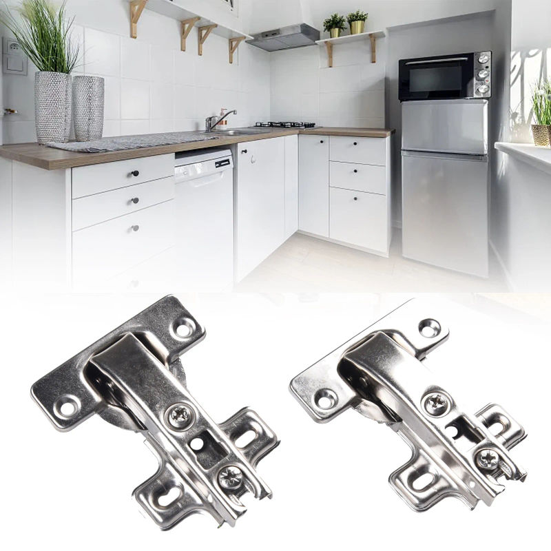 Description Picture 5 of itemBlind Corner 90 Degree Hydraulic Hinge Kitchen Cabinet Wardrobe Fold Concealed Angular Door Hinges Set Furniture Hardware