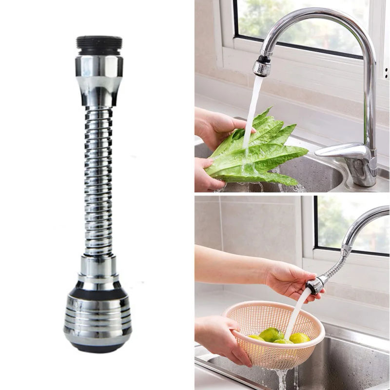 Description Picture 4 of item360 Degree Adjustment Kitchen Faucet Extension Tube Head Replacement Sprayer Shower Kitchen Faucet Accessories