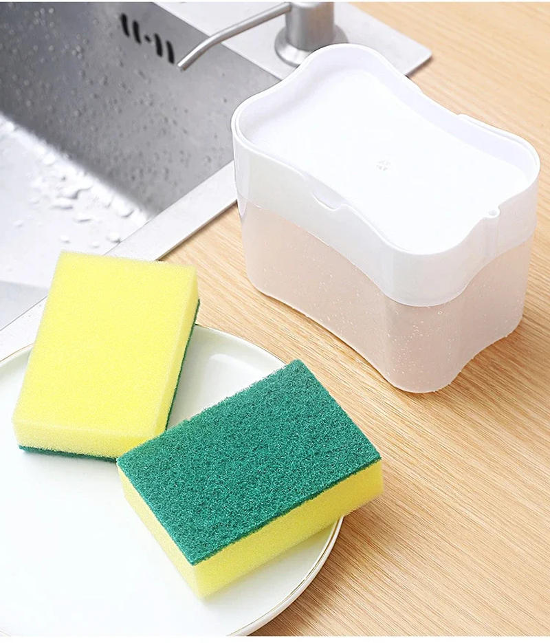 Description Picture 6 of itemManual Press Foam Soap and Cleaning Liquid Dispenser - Magic Cocina Kitchen Organizer Tools