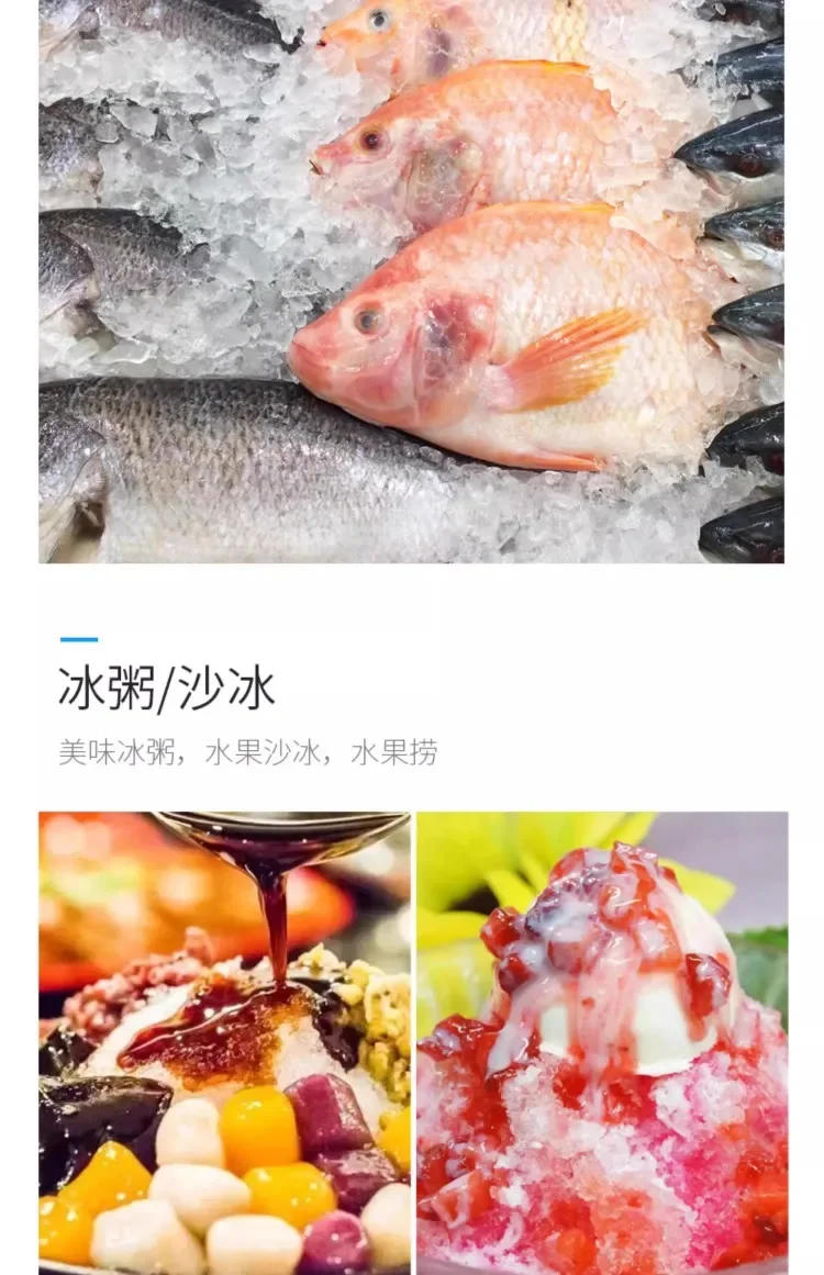 Description Picture 6 of item220V Heavy Duty Ice Crusher Shaver Machine for Milk Tea Shop Home Commercial Smoothie Maker