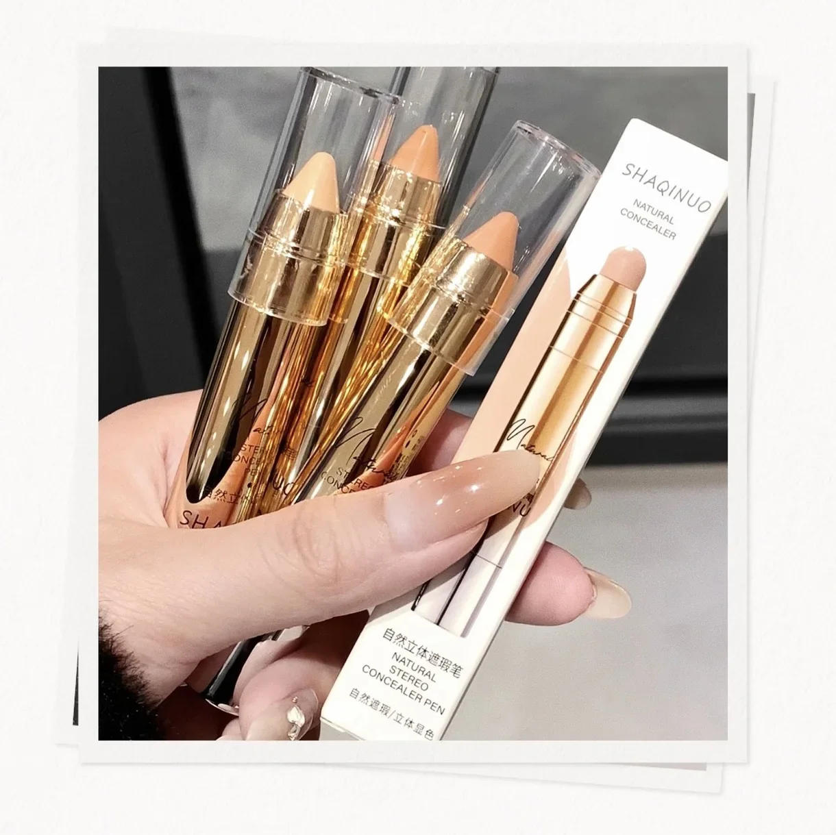 Description Picture 5 of itemConcealer Cover Stick Crayon Full Cover Conceal Spot Blemish Cream Foundation Waterproof Facial Contouring Makeup Tool Cosmetics