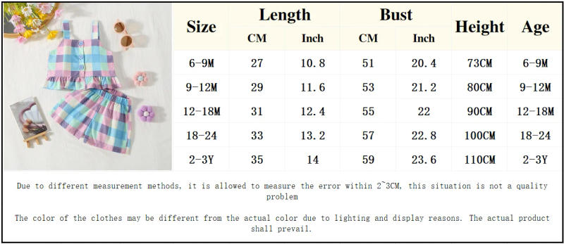 Description Picture 2 of itemSummer Beach Girls' Strap Shorts Set Baby Girls' Bottom Lace Multiple Colors Checkered Printed Strap Shorts