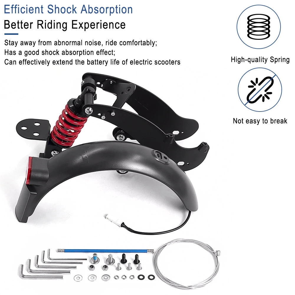 Description Picture 3 of itemModificated Rear Suspension Shock Absorber for Iconic Brand Mi 3 Rear Spring Shock Absorber With Fender Taillight Replacement Accessor